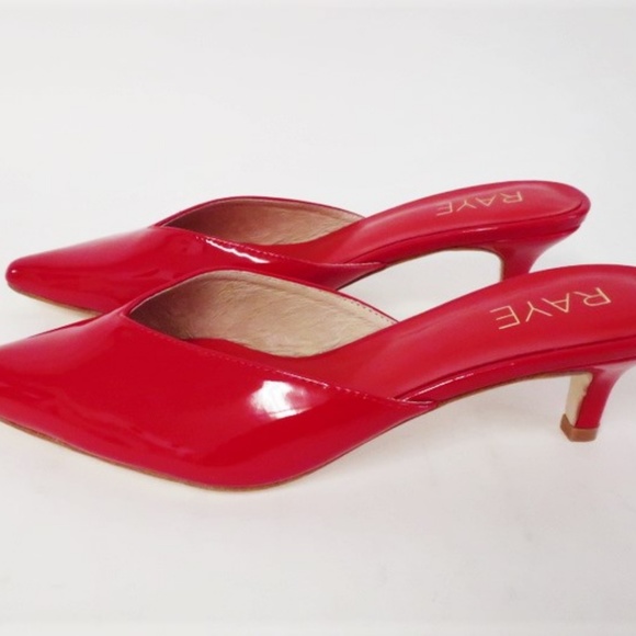 RAYE Mules Blanka Red Patent Leather - Picture 5 of 6